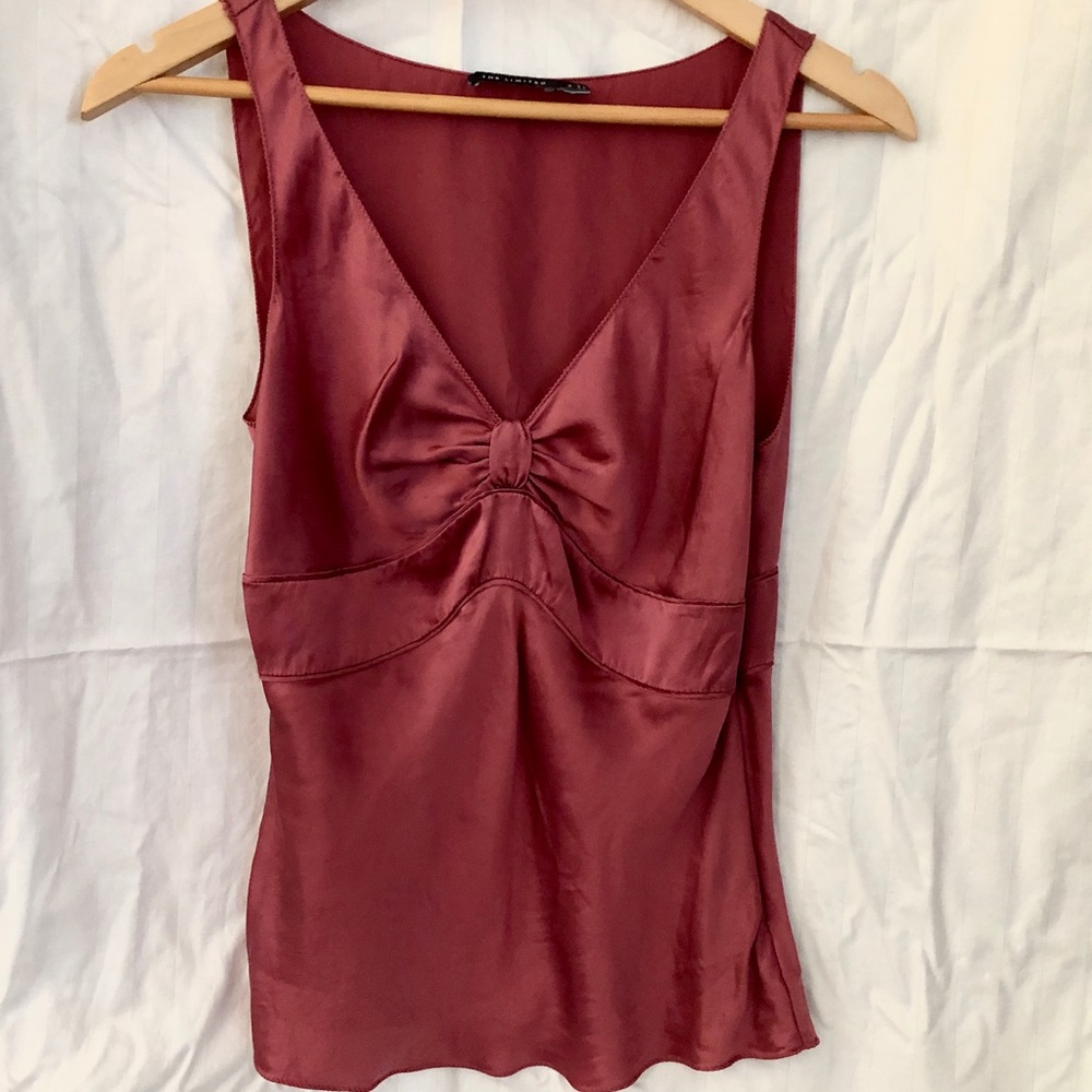 The Limited Womems Satin Like Tank Top Size Small